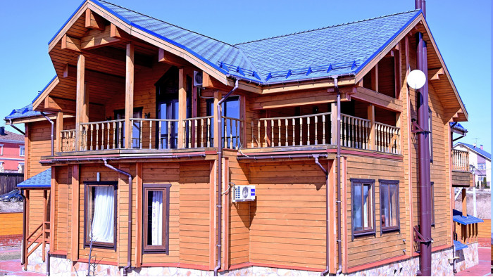 Дом Сартаково НО - обработка маслом DECKEN